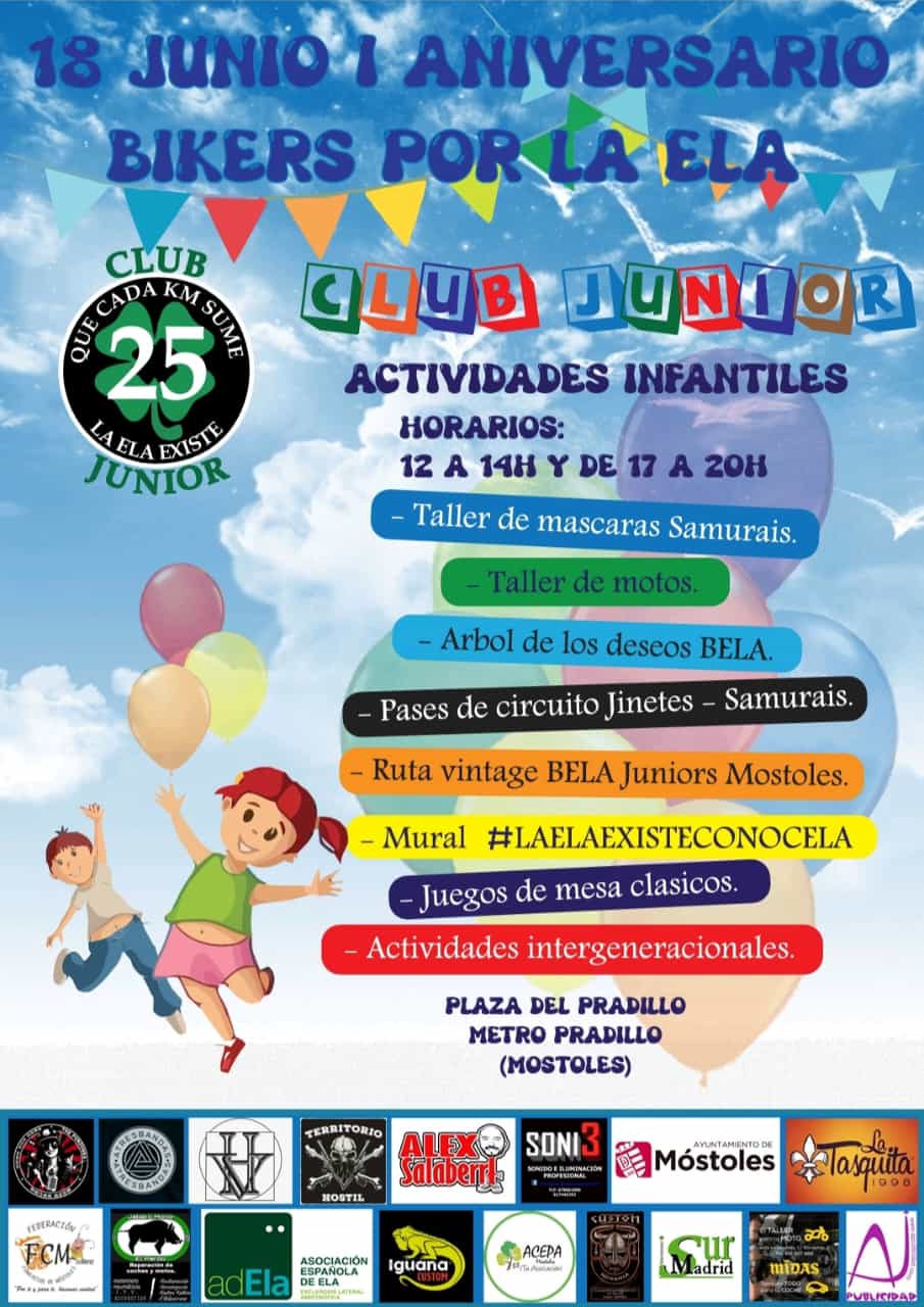 18 de junio por el DIA MUNDIAL DE LA ELA EN MÓSTOLES.