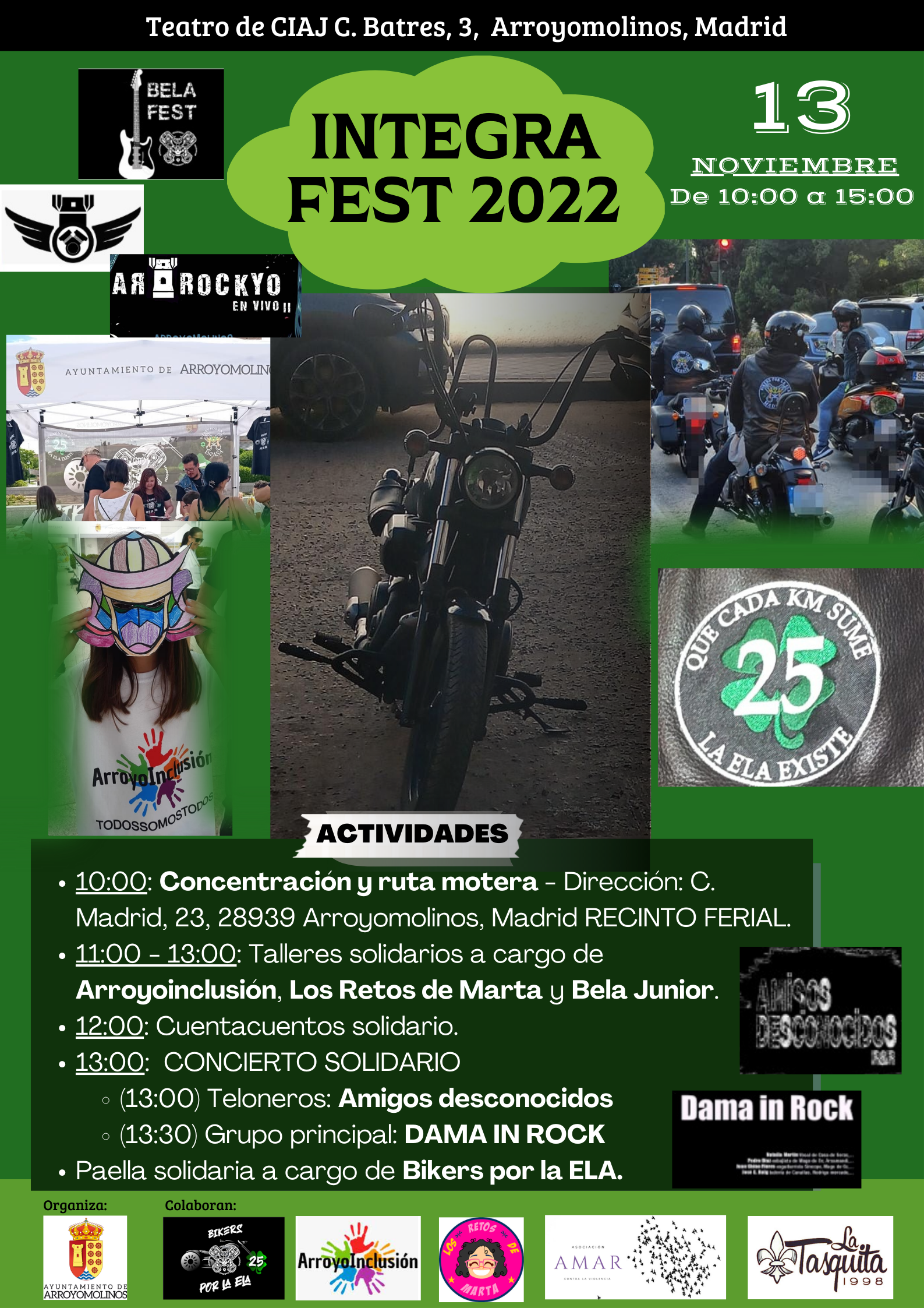 BELA estará en INTEGRA FEST 2022 Arroyomolinos.