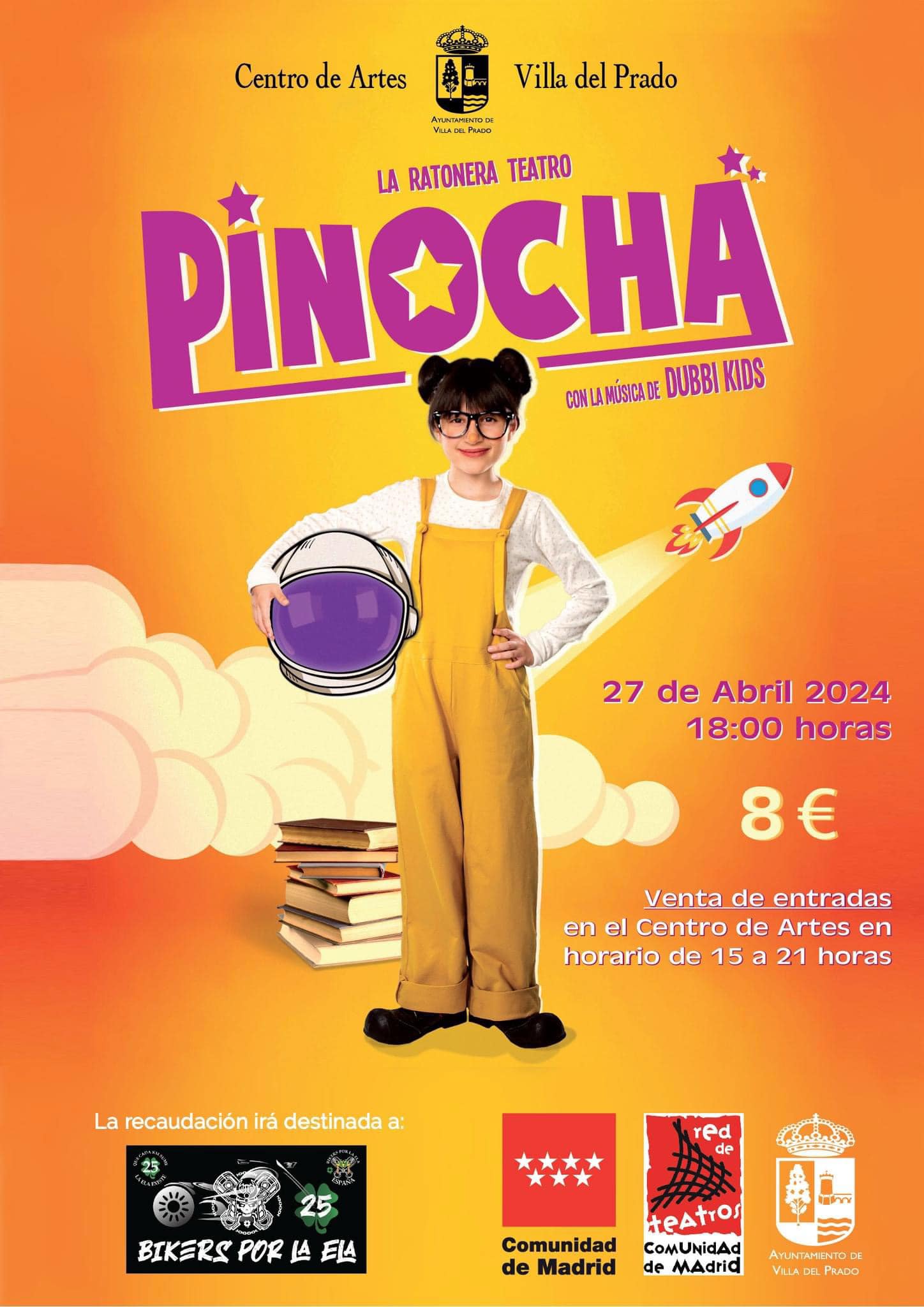 PINOCHA ! MUSICAL FAMILIAR EN COLABORACIÓN CON BIKERS POR LA ELA