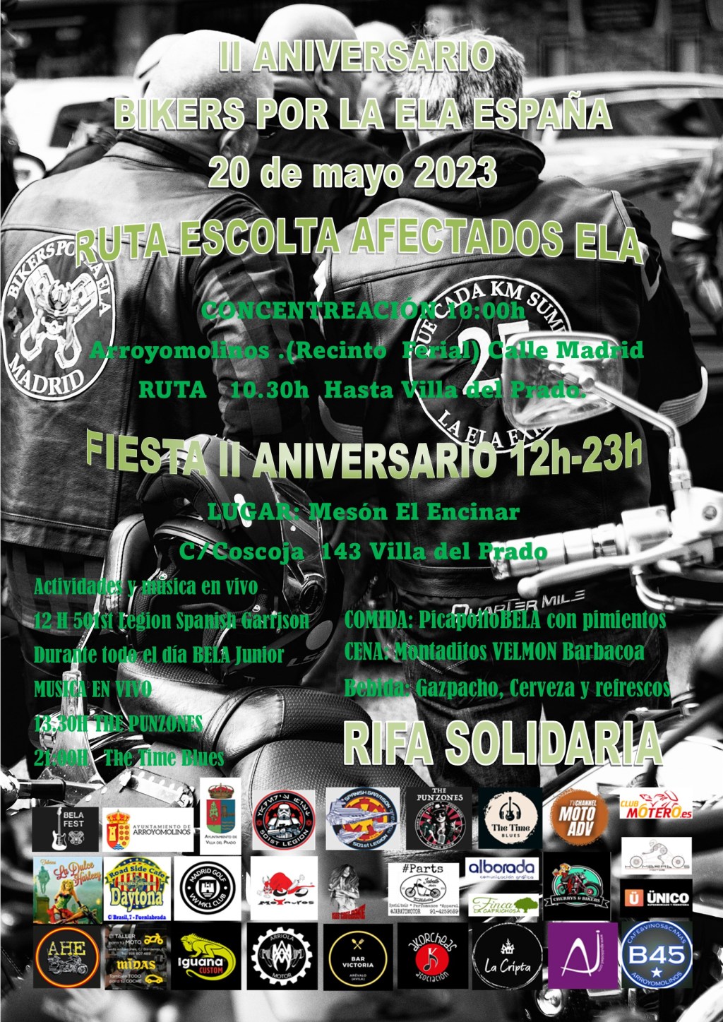 II ANIVERSARIO BIKERS POR LA ELA ESPAÑA 20 DE&nbsp;MAYO